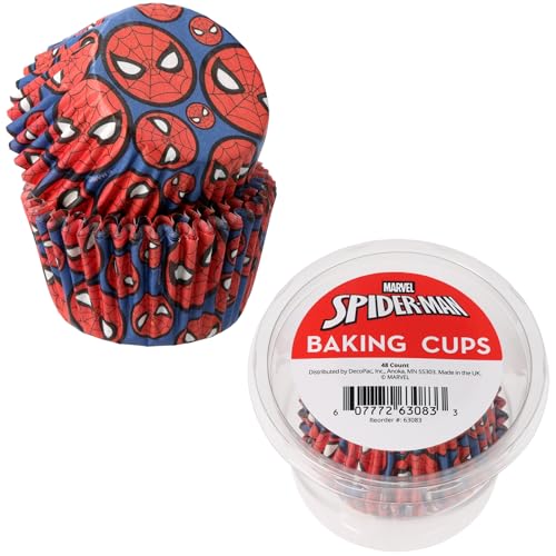 MARVEL's Spider-Man™ Baking Cups | 48 Pack Cupcake Liners