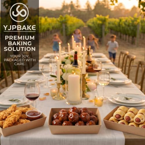 50 Sets Kraft Mini Disposable Charcuterie Boxes with Clear Lids - color: brown
