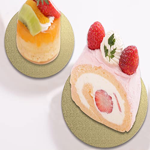 3 Pack Cake Boards Golden Round Cake Circles