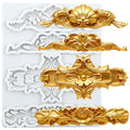 Baroque Style Fondant Mold Curlicues Scroll Lace Silicone Molds