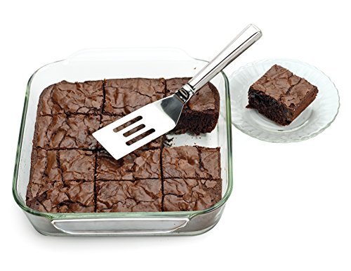 RSVP International Endurance Flatware Collection Stainless Steel, Dishwasher Safe, Brownie Spatula