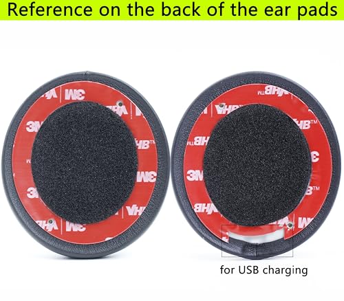 Replacement Ear Pads Compatible with Beats Solo 3.0 Wireless Black - color: Black