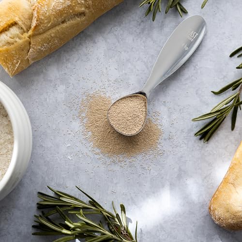 Fox Run Stainless Steel Yeast Measuring Spoon, 2.25 Teaspoons, 0.25 Ounces - size: 2.25 teaspoons (0.25 ounces)