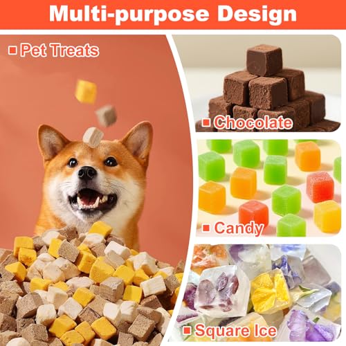 Square Chocolate Mold, 100 Cavities Mini Square Candy Molds - color: 100 Cavity Small Square Mold