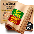 220 Pcs 9x13" Parchment Paper Sheets by Baker's Signature - size: 6. 9" x 13" - 220 Pack