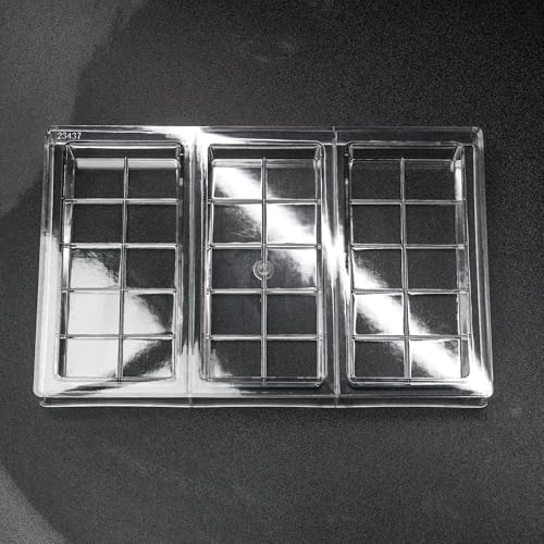 200mL 10pc Dubai Chocolate Bar - 1 Mold - 3 Cavities - 23437 Makes 3 Dubai Pistachio Bars