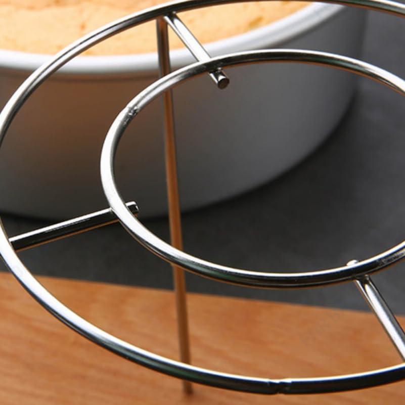 SHOWERORO Round Cake Cooling Rack Stainless Steel 2 pack