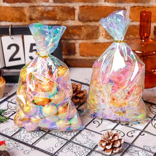 NPLUX Halloween Treat Bags, 100 Pack 6x10 in for Home Bakers - size: 6 x 10 inches