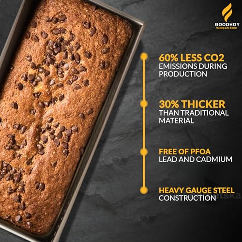 1 lb+2lb Pack Nonstick Pullman Loaf Pan with Sliding Lid for Homemade Bread - size: 1lb+2lb