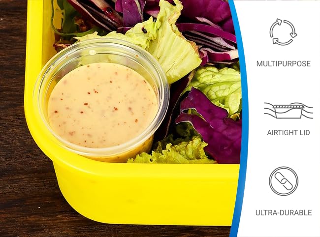 EDI Clear Disposable Sauce Cups with Lids, Jello, 2 oz, 50 Count - style: 2 oz