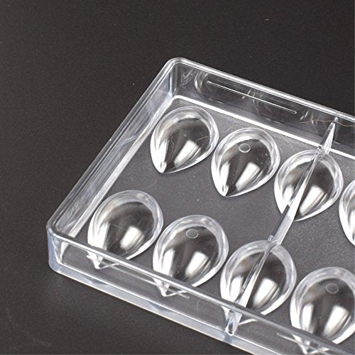 Polycarbonate Chocolate Mold DIY Candy Mould Clear Hard Plastic Bakeware Pastry Tools Drip (19388) - color: 14