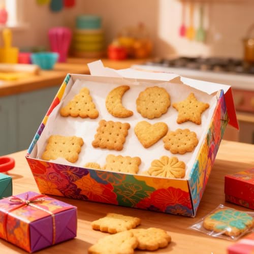 Triangle Circle Embossed Cookie Cutters 8Pcs 3D Raised Design Cookie Stamps - color: Raised Design Cookie Cutter