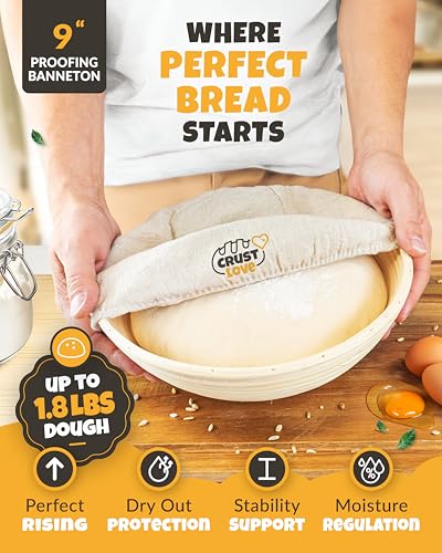 CRUSTLOVE 5 QT Pre-Seasoned Dutch Oven for Bread Baking with Lid and Kit - size: 5QT Dutch Oven