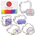 Ann Clark Plaques & Frames Cookie Cutter Set of 5, Made in USA