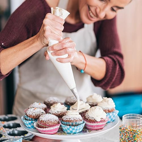3pcs 1M 2D 2F Cake Piping Tips, Cake Decorating Supplies Piping Tips - size: 1M + 2D + 2F