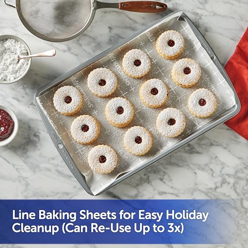 Reynolds Kitchens Parchment Baking Sheets, 25 Sheets (Pack of 4), 100 Total - size: 25 Count (Pack of 4), style: Baking Sheets
