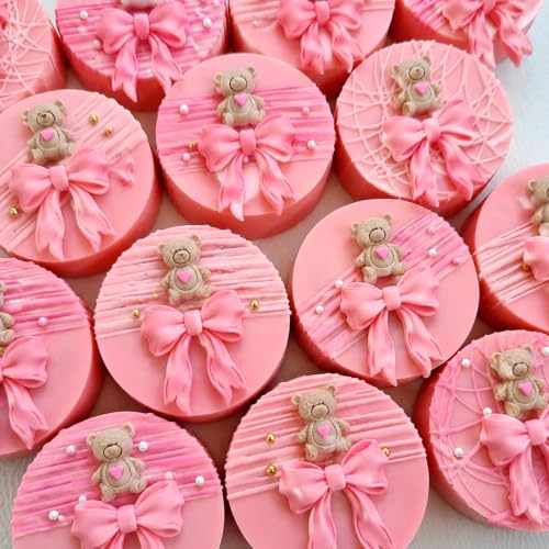 Bow Chocolate Silicone Molds, 11 Cavities Bowknot Coquette Fondant Mold - style: Bow-11 Cavities