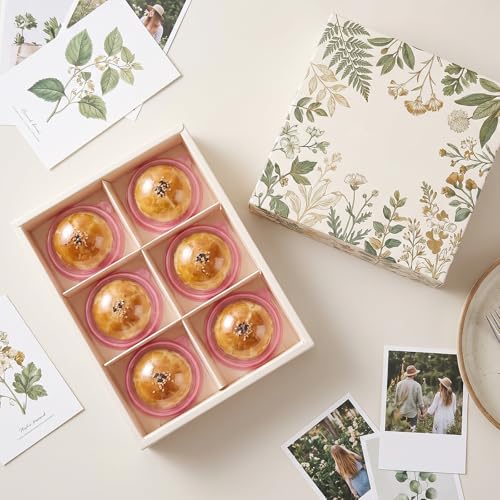 200 Set Mini Cupcake Boxes, 2.76x2.76x2 inch Clear Plastic Container Box with Pink Base & Dome Lid for Muffin, Pastry, Dessert, Mooncake, Wedding Birthday Party Supplies