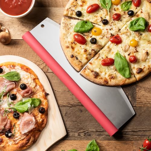 Fantes Rocking Pizza Cutter, Stainless Steel with Blade Guard and Comfort Handle, The Italian Market Original since 1906 - style: Rocking Pizza Cutter