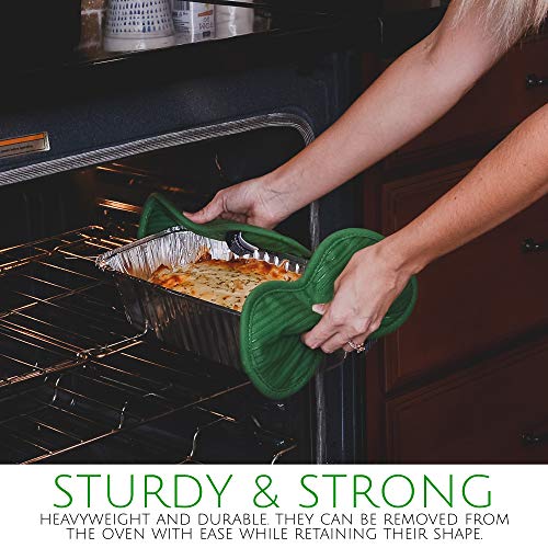 PLASTICPRO [2 Lb 10 Pack Disposable Loaf Pans Aluminum Tin Foil Meal Prep Bakeware - Cookware Perfect for Baking Cakes, Bread, Meatloaf, Lasagna 2 Pound 8.5'' X 4.5'' X 2.25'' - size: 2 Pound
