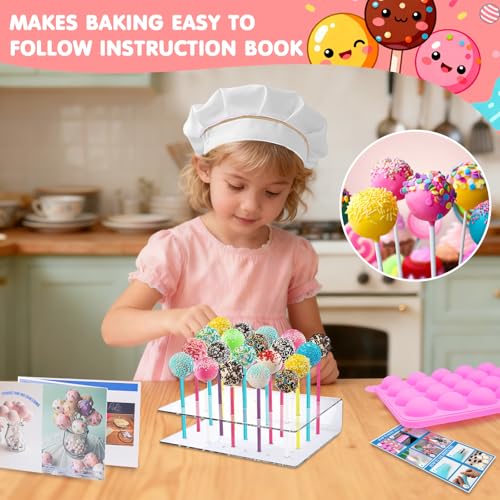 Cake Pop Supplies Kits With Stand Sticks Mold, Thanksgiving Gifts - size: 336 pcs
