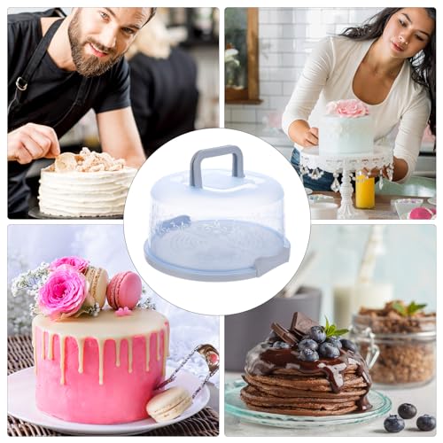 Portable Buckle Cake Box with Handle .82 X 9.82 X 5.11 in