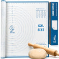 Silicone Pastry Mat XXL, Extra Large Dough Rolling Mat for Baking & Pizza