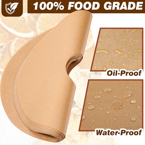 Kamehame 200pcs Dehydrator Sheets Round Parchment Paper with Hole - size: 200pcs