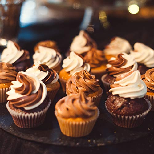 300 Count White Cupcake Liners Standard Paper Baking Cups - color: White