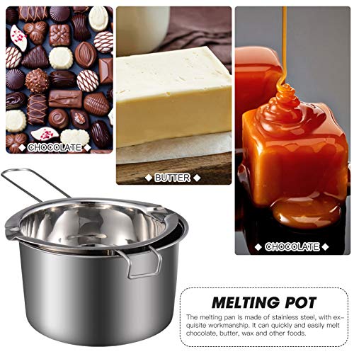 Healifty Stainless Steel Double Boiler Pot Set Melting Pot