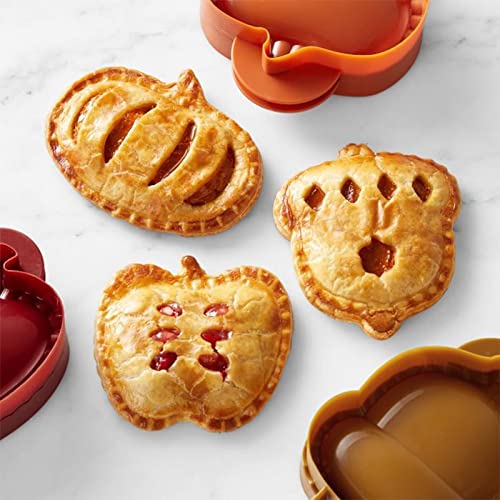 Dough Presser Pocket，Mini Pie Molds,One-Handed Cookie Maker, 3 Shape Christmas Handmade Pie Molds. (Autumn hand-dispatched) - color: Autumn hand-dispatched