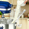KingofKings Flour Funnel for Kitchen Aid Accessories and Attachments - color: Clear