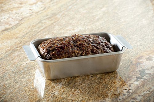 Nordic Ware Naturals Meat Loaf Pan with Lifting Trivet, 1.5 Pound Meatloaf Pan (Pack of 3) - size: 1.5 Pound Meatloaf Pan (Pack of 3)