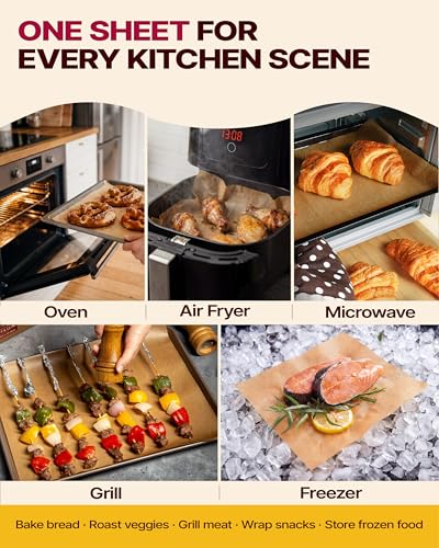 Katbite Pop-Up Parchment Paper Sheets, 12 x 16 Inch, 200 Count - size: 12x16 inch