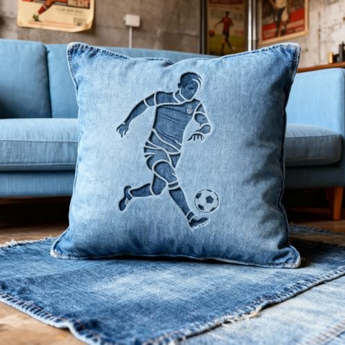 TIAMECH A4 Reusable Football Sports Stencil for Painting - style: Football Sports