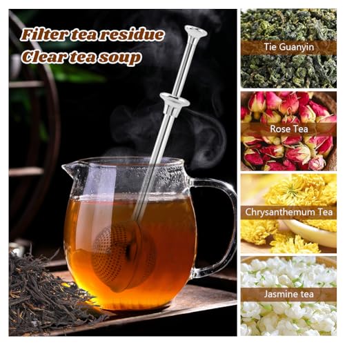 2PCS Tea Infuser & Flour Duster Wand - Fine Mesh Holes