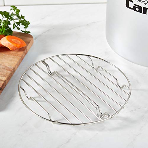 CanCooker Round Steaming Rack for Pot | Silver Stainless Steel - style: 1 Round Rack
