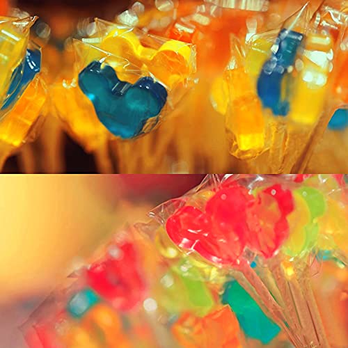 Augshy Cake Pop Bags,300 Pcs 4x6 Inches Clear Treat Cello Bag for lollipop - size: 4x6 Inches