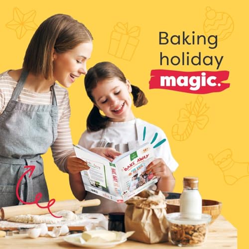 Baketivity Holiday Gingerbread House Baking Kit with Kids Cookbook - color: Gingerbread Cookbook