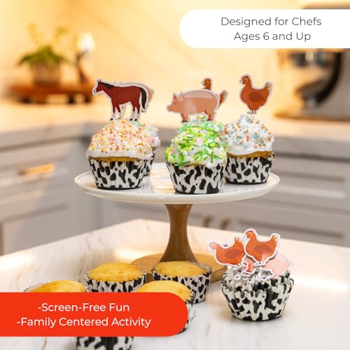 Handstand Kitchen Farm Friends Cupcake Decoration Set with Cups & Toppers