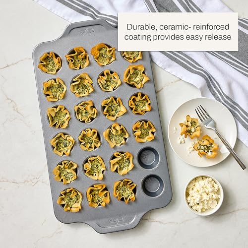 All-Clad Pro-Release Nonstick24-Cup Mini Muffin Pan - size: 24-Cup Mini Muffin Pan
