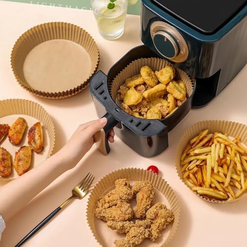 600 PCS 7.9 Inch Round Air Fryer Baking Paper Liners