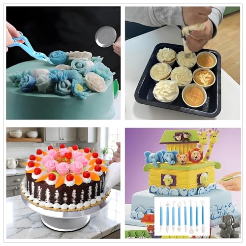 ANSLYQA Cake Decorating Kit, 393 Pcs Baking Tools