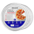 New Star Foodservice Aluminum Pizza Baking Screen, 14 Inch - size: 14-Inch