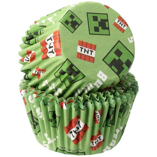 Minecraft Baking Cups | 48 Pack Cupcake Liners