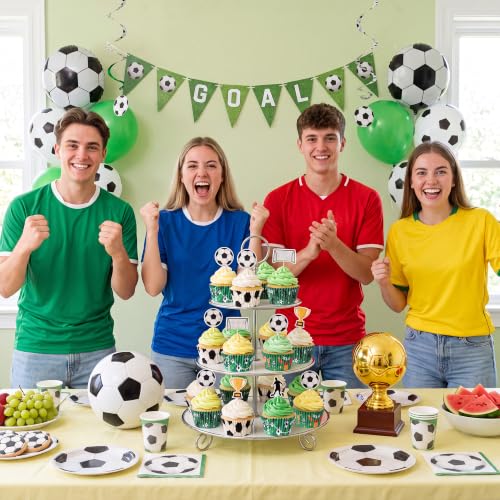 Soccer Cupcake Liners 200 Count Paper for Kids Birthday Parties - style: Style B