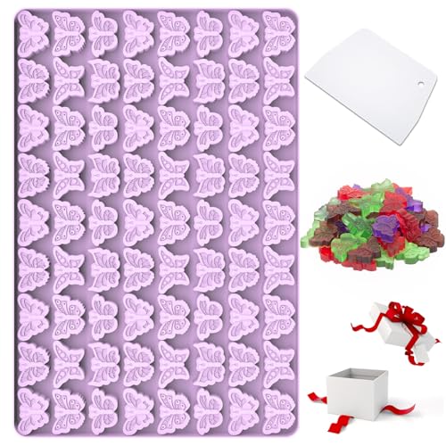 Butterfly Mold, 72 Cavities Mini Butterflies Silicone Molds - color: Butterfly