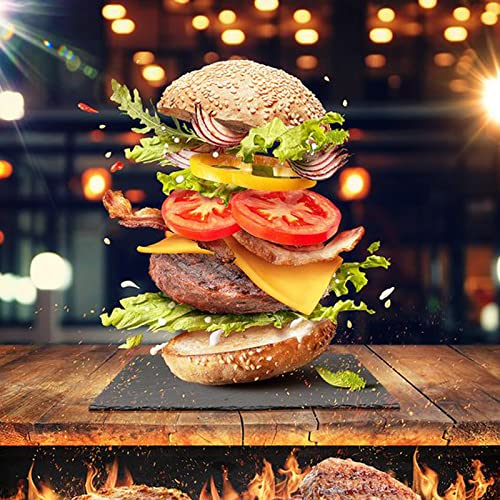 FETESUR Silicone Perforated Hamburger Bun Pan