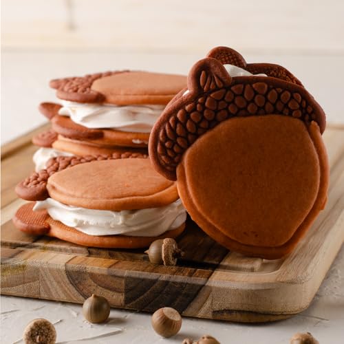 Pine cone cookie cutter stamp - Fall series - 15mm deep Cookie cutter, Image press - Marshmallow Bliss - color: Pine cone