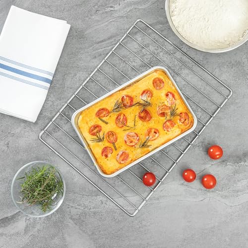 Restaurantware 1/8 Size 19 Gauge Aluminum Sheet Pan, Beaded Rim, 1 Count - size: 1/8 Size